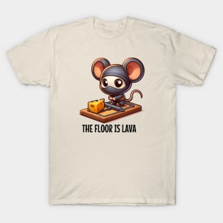 Ninja Mouse: "The Floor is Lava" T-Shirt